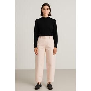 Uniqlo U Wide/Barrel Leg Chino Pants Light Pink (6) (Christophe Lemaire Design)
